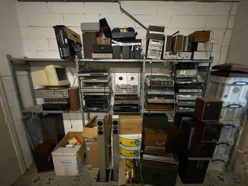 Groot lot hifi - AKAI - REVOX - MARANTZ - TECHNICS - PIONEER, TV, Hi-fi & Vidéo, Chaîne Hi-fi, Utilisé, Deck cassettes ou Lecteur-enregistreur de cassettes