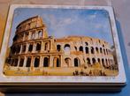 Colosseum Roma blikken doos sepia, Verzamelen, Ophalen of Verzenden, Zo goed als nieuw, Koek(jes)
