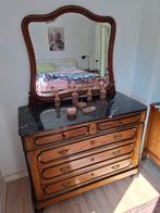 Commode met spiegel, Antiek en Kunst, Antiek | Meubels | Kasten, Ophalen