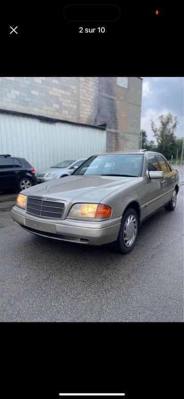 Mercedes C220 Diesel 1994 Oldtimer prete à immatriculer, Autos, Achat, Boîte manuelle, Toit ouvrant, Diesel