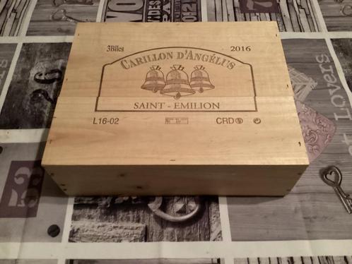 1 CBO van 3 flessen van de D'Angelus Carillons 2016., Verzamelen, Wijnen, Nieuw, Rode wijn, Frankrijk, Ophalen of Verzenden
