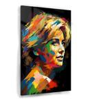 Princess Diana Glasschilderij 50x75cm + Ophangsysteem, Verzenden