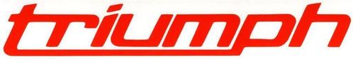 Triumph sticker #18, Motoren, Accessoires | Stickers, Verzenden