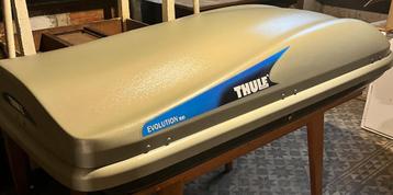 Coffre de toit THULE evolution 100, Enlèvement, Utilisé