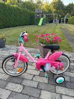B’twin 500 14 inch Meisjes, Fietsen en Brommers, Fietsen | Kinderfietsjes, Ophalen, Zijwieltjes, Gebruikt, B-Twin