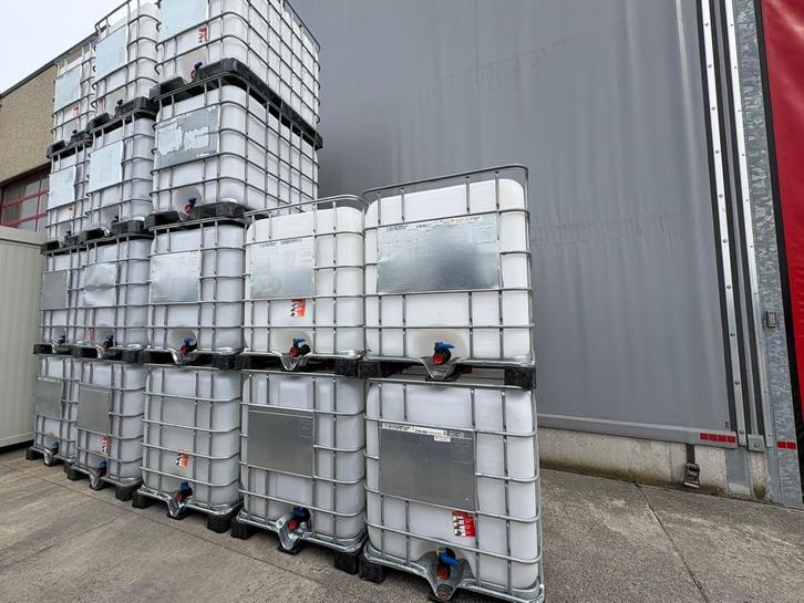 IBC-VOEDSELTANK VAN 1000 L, Tuin en Terras, Regentonnen, Nieuw, Metaal, 150 liter of meer, Met kraantje, Ophalen of Verzenden