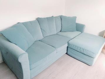 Canapé ikea menthe, Trois personnes, Moins de 75 cm, 200 à 250 cm, Comme neuf