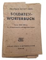 duitse/rus vertaal boek voor  duits soldaten, Verzenden