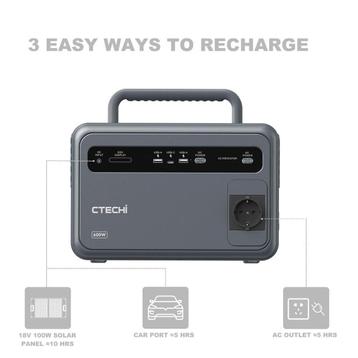 600w 384wh lifepo4 draagbare batterij beschikbaar voor biedingen