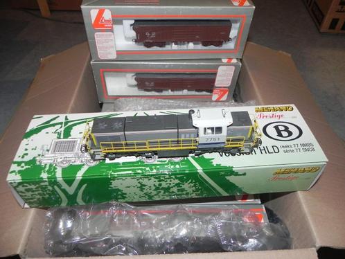 H0 Mehano SNCB Loco 7751 DIGITAL + 12 wagons Lima Taems SNC, Hobby & Loisirs créatifs, Trains miniatures | HO, Comme neuf, Set de Trains