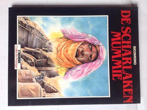 Advertenties De scharlaken mummie - 1e druk - hc - 1987, Boeken, Stripverhalen, Gelezen, Eén stripboek, Ophalen of Verzenden