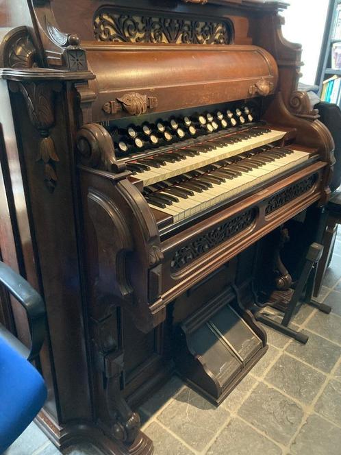 HARMONIUM BOWMANVILLE Dominion Orchestral Organ, Muziek en Instrumenten, Orgels, Gebruikt, Harmonium, 2 klavieren, Ophalen