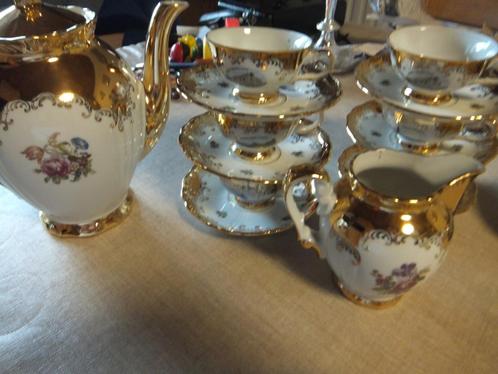 verguld servies, Antiek en Kunst, Antiek | Servies compleet, Ophalen of Verzenden