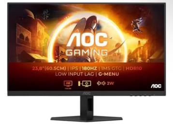 Moniteur AOC 24G15N2 180hz 1ms 23’8, Informatique & Logiciels, Moniteurs, Gaming, HDMI, Enlèvement ou Envoi, 1 à 2 ms