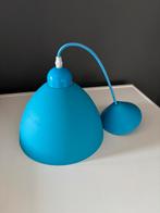 Blauwe kunststof hanglamp, Ophalen, Zo goed als nieuw, Kunststof, Minder dan 50 cm