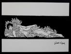 Guido Crepax chinese inkt tekening 'Valentina' - getekend, Antiek en Kunst, Kunst | Tekeningen en Fotografie, Verzenden
