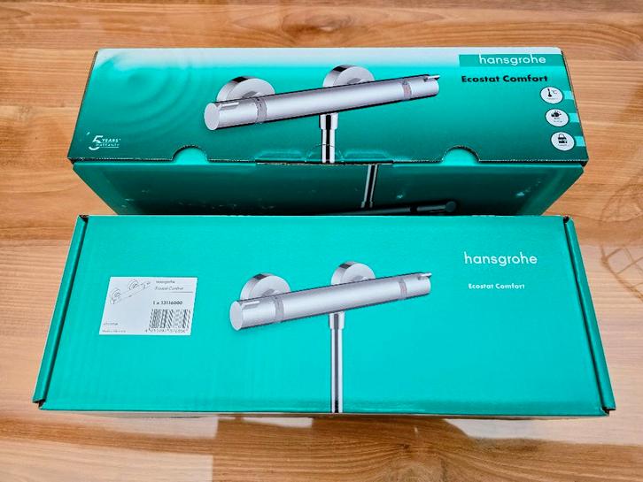 Thermostat de douche 13116000 Hansgrohe Ecostat Comfort, Bricolage & Construction, Sanitaire, Douche, Chrome, Enlèvement