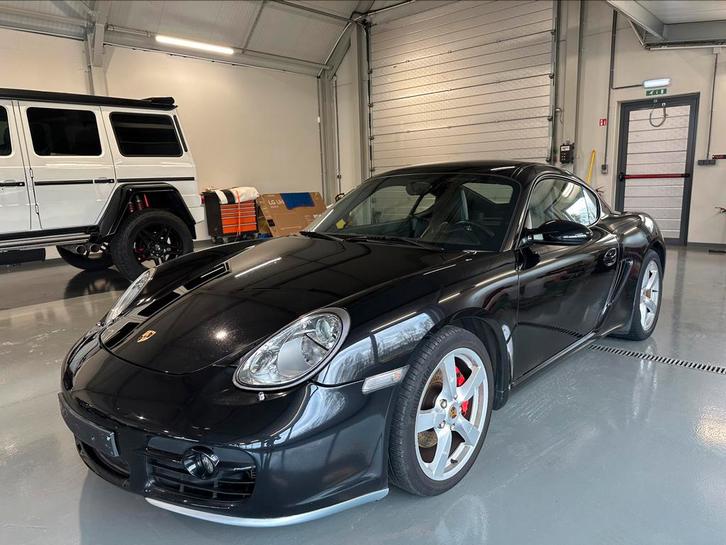 Porsche Cayman S Automaat, Auto's, Porsche, Bedrijf, Te koop, Cayman, Benzine, Coupé, 3 deurs, Automaat, Zwart, Zwart, Leder, Achterwielaandrijving