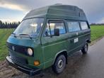 Unieke , zeer toffe volkswagen t3 bus camper vintage hippie, Caravans en Kamperen, Diesel, Particulier, Volkswagen