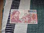 100 frank België, Postzegels en Munten, Ophalen of Verzenden, Los biljet