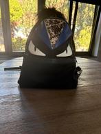 Fendi Monster backpack in navy blue canvas and blue leather., Handtassen en Accessoires, Ophalen of Verzenden, Minder dan 25 cm