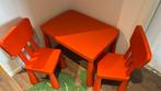 Ikea kindertafel en twee stoelen: rode en blauwe versie, Kinderen en Baby's, Ophalen, Gebruikt, Tafel