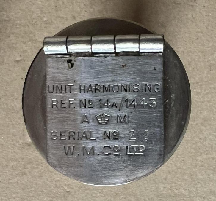 WO2 - RAF Gun Camera Harmonising Unit Williamson - AM marked, Verzamelen, Militaria | Tweede Wereldoorlog, Luchtmacht, Overige typen