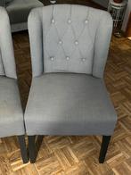 4 Grijze stoelen, Huis en Inrichting, Stoelen, Ophalen, Gebruikt