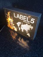 Whiskey Label 5  -  Lichtreclame, Verzamelen, Ophalen of Verzenden