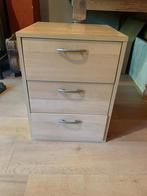 Bureau kastje (3 lades), Ophalen of Verzenden, Gebruikt, Bureau
