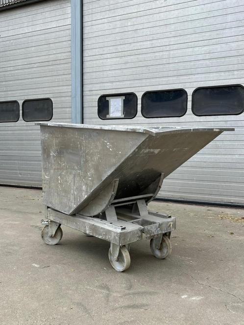 Kiepcontainer – Kantelcontainer – kiepbak (gegalvaniseerd), Doe-het-zelf en Bouw, Containers, Ophalen of Verzenden