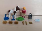 Enfant avec poney 5291, en bon état à venir chercher, Kinderen en Baby's, Speelgoed | Playmobil, Complete set, Zo goed als nieuw