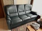 Lederen salon, Huis en Inrichting, Ophalen of Verzenden, Zo goed als nieuw, Leer