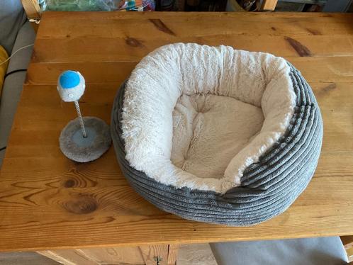 Fleece Kattenmand, Dieren en Toebehoren, Kattenmanden, Zo goed als nieuw, Pluche, Ophalen