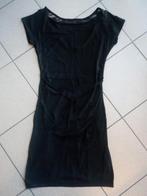 Zwarte jurk met kant op de rug, Zwart, Ophalen of Verzenden, Maat 36 (S), Gedragen