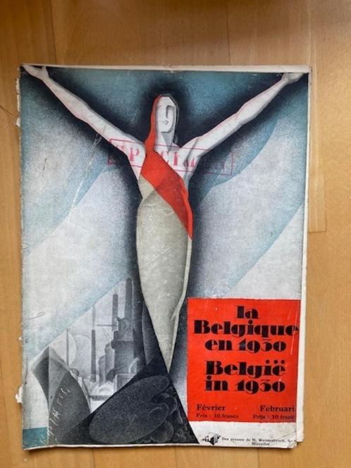 Revue ancienne "La Belgique en 1930 Belgie in 1930", Collections, Revues, Journaux & Coupures, Journal ou Magazine, 1920 à 1940