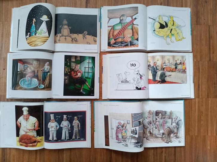 Set van 7 cartoonboeken, Boeken, Humor, Zo goed als nieuw, Cartoons, Ophalen of Verzenden