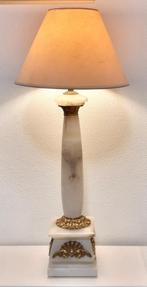 Lampe de table en marbre avec cadres en bronze., Bronze, Enlèvement ou Envoi