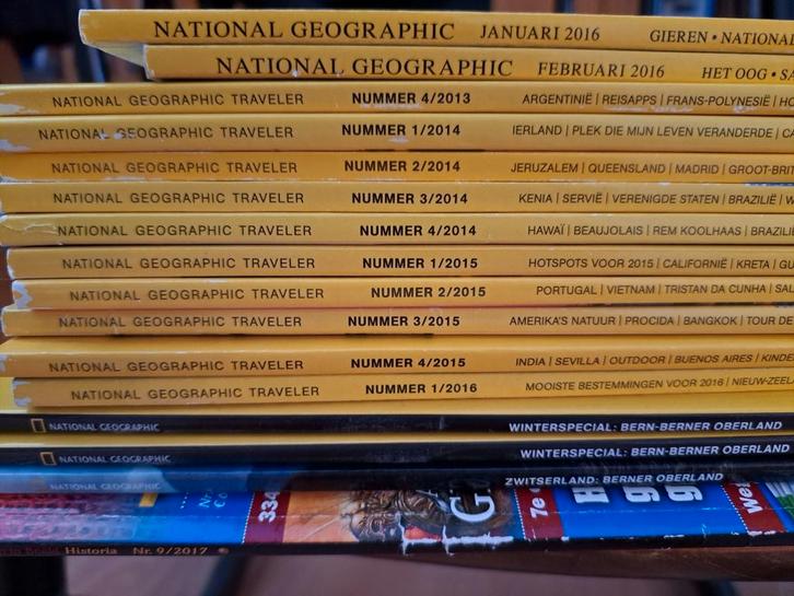 National geographic gemengd, Boeken, Tijdschriften en Kranten, Zo goed als nieuw, Ophalen of Verzenden
