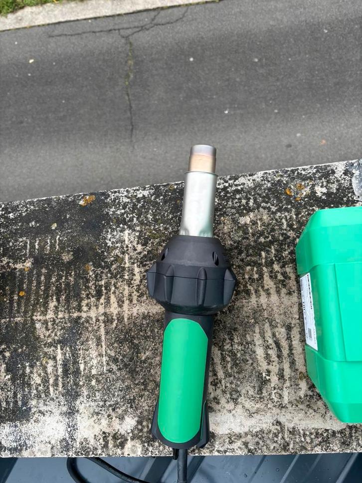 Warmluchtpistool leister te huur, Doe-het-zelf en Bouw, Gereedschap | Schuurmachines, Zo goed als nieuw, Ophalen of Verzenden