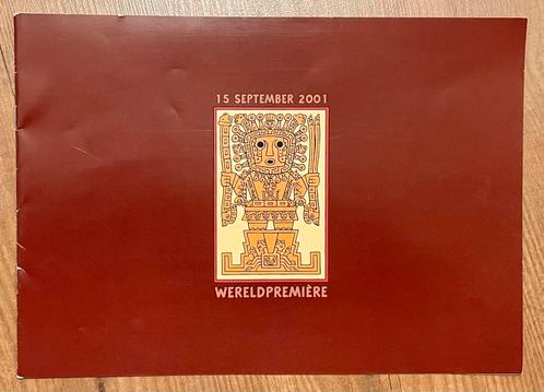 Kuifje - De Zonnetempel musical - Folder wereldpremiere, Verzamelen, Stripfiguren, Nieuw, Kuifje, Ophalen of Verzenden