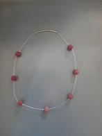 Chique ketting voor kinderen, Handtassen en Accessoires, Kettingen, Ophalen of Verzenden, Gebruikt, Paars, Zilver