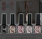 Biab Builder Gellak Set 5 x 7 ml - 3 in 1 gellak - 5 kleuren, Ophalen of Verzenden, Nieuw, Overige kleuren, Handen en Nagels