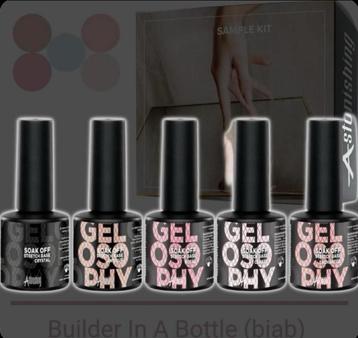 Biab Builder Gellak Set 5 x 7 ml - 3 in 1 gellak - 5 kleuren beschikbaar voor biedingen