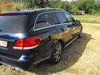 Mercedes E 200 CDI, Auto's, Mercedes-Benz, Zwart, 4 cilinders, Blauw, Leder