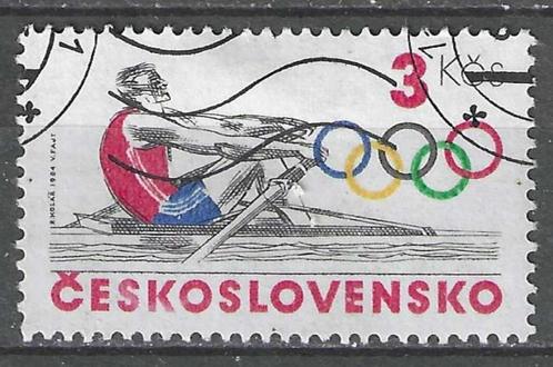Tsjechoslowakije 1984 - Yvert 2602 - Olympische Sporten (ST), Postzegels en Munten, Postzegels | Europa | Overig, Gestempeld, Verzenden