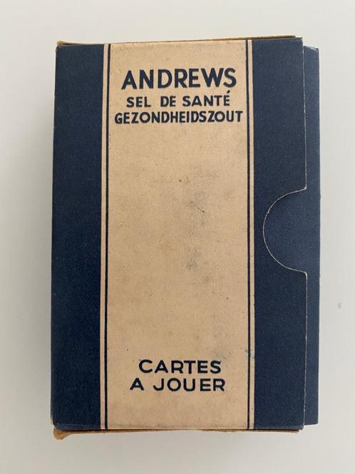 Jeu de cartes vintage Andrews LiverSalt 50's Cellophane Bleu, Hobby & Loisirs créatifs, Jeux de société | Jeux de cartes, Neuf