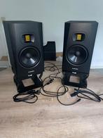Adam T7V monitors + Fluid statieven, Audio, Tv en Foto, Luidsprekerboxen, Overige typen, Zo goed als nieuw, Minder dan 60 watt
