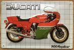 Reclamebord van Ducati 900 Replica in reliëf-30x20cm, Envoi, Panneau publicitaire, Neuf