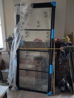 Porte intérieure en acier avec vitre/porte mezzanine 210x90, Bricolage & Construction, Enlèvement, Verre, Porte intérieure